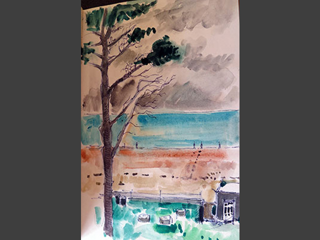3-C64-p30-Aquarelle_Erquy_1982_15,5x24